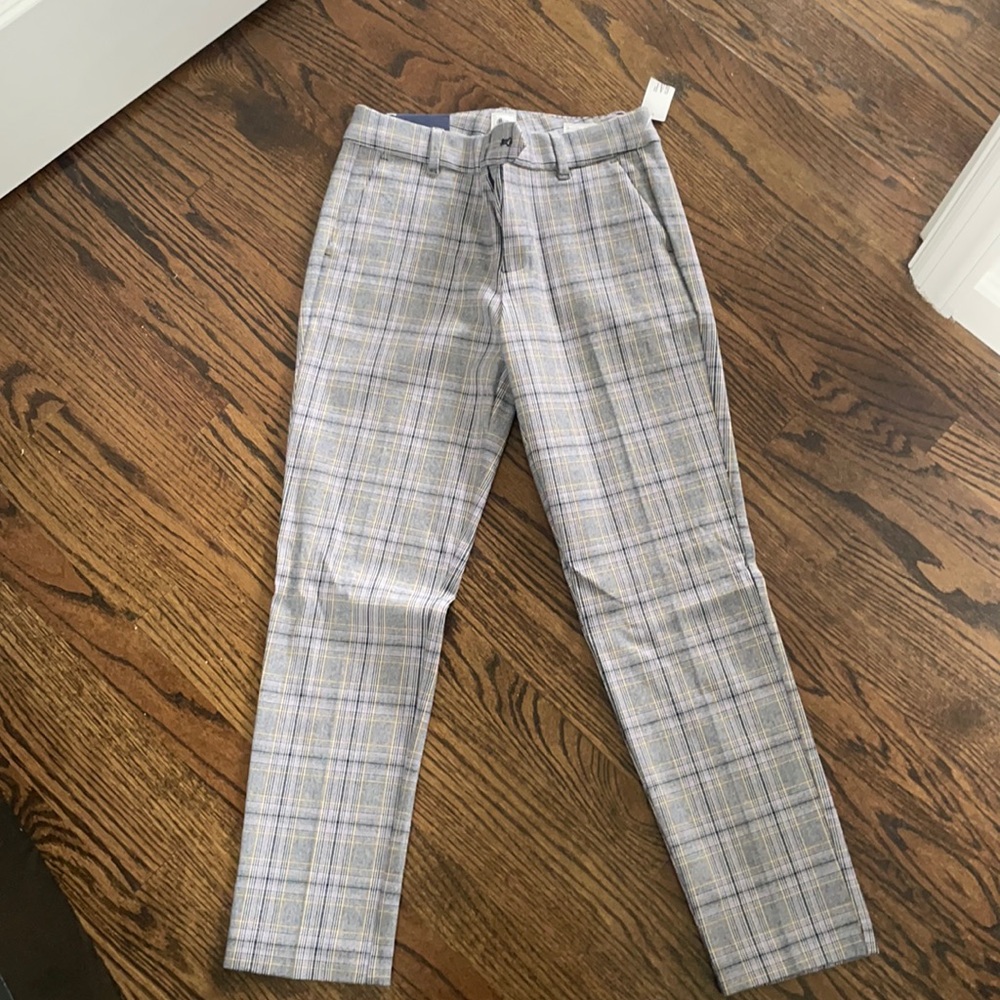 Gap grey plaid pants